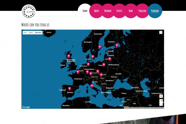 EUTSA Webportal - Screenshot Locations