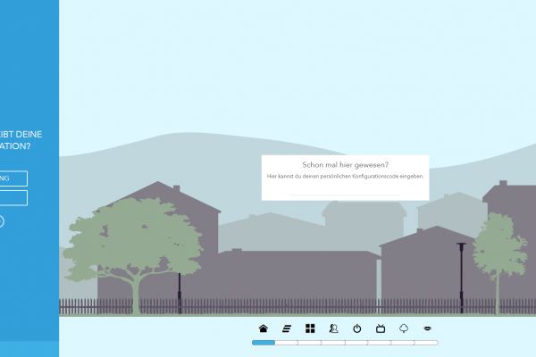 Netgear Website zum Orbi-System - Screenshot interaktiver Fragenkatalog
