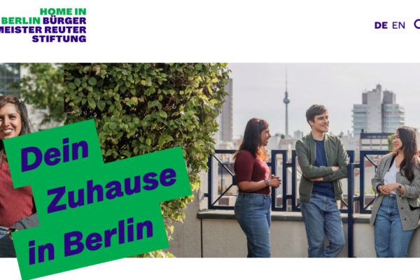 Relaunch der Bürgermeister Reuter Stiftung – Websites
