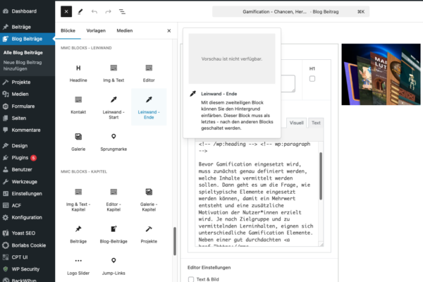 WordPress Websites erstellen – Vorteile nutzen und Nachteile minimieren