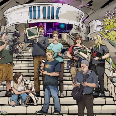 Das MMC-Agentur -Team als Comic Figuren gezeichnet